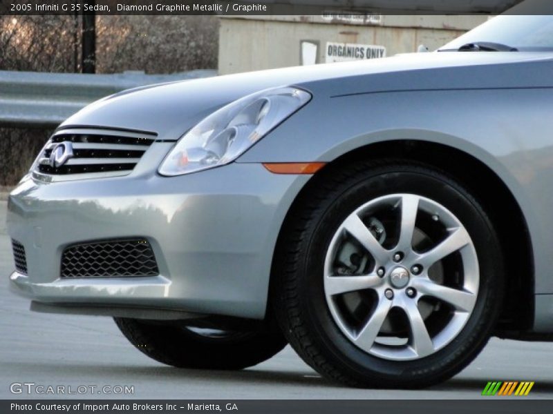Diamond Graphite Metallic / Graphite 2005 Infiniti G 35 Sedan