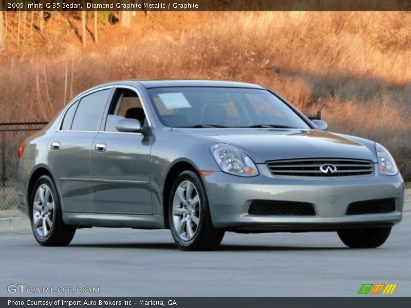 Diamond Graphite Metallic / Graphite 2005 Infiniti G 35 Sedan