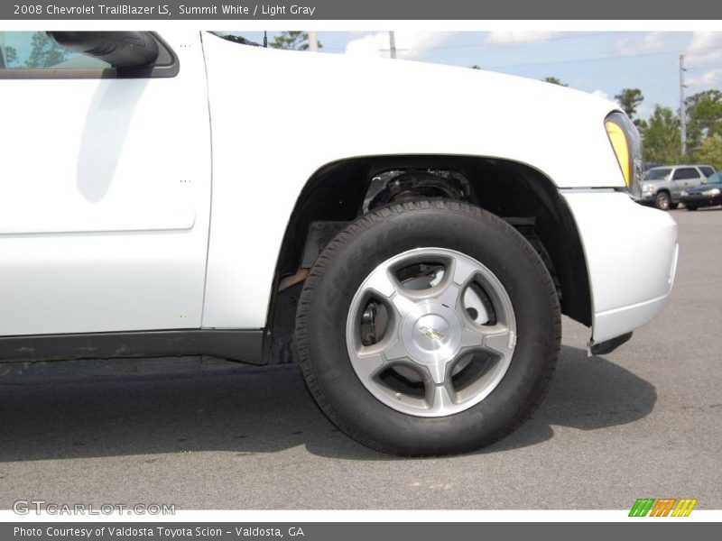 Summit White / Light Gray 2008 Chevrolet TrailBlazer LS