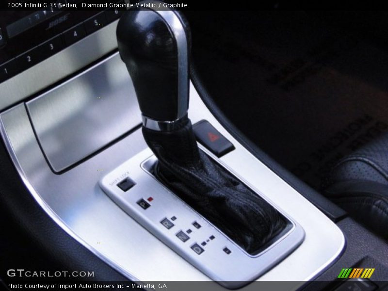 Diamond Graphite Metallic / Graphite 2005 Infiniti G 35 Sedan