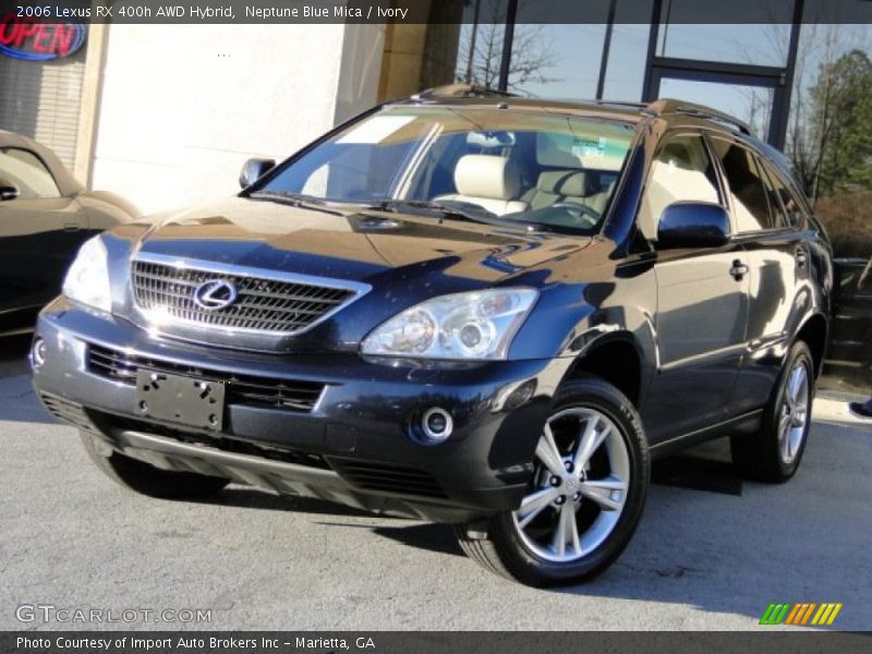 Neptune Blue Mica / Ivory 2006 Lexus RX 400h AWD Hybrid