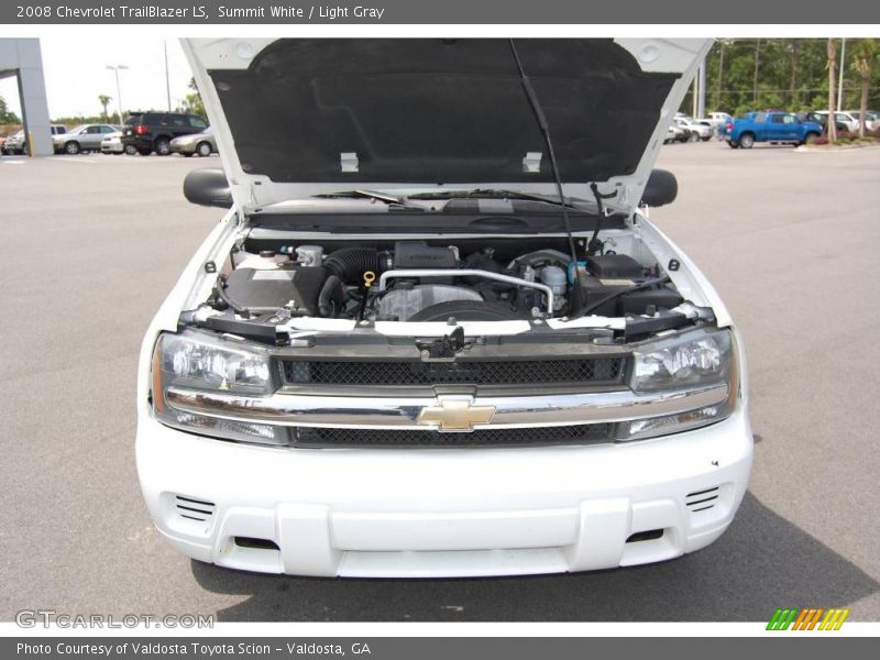 Summit White / Light Gray 2008 Chevrolet TrailBlazer LS