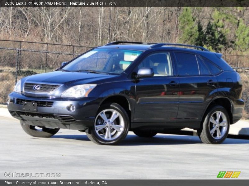 Neptune Blue Mica / Ivory 2006 Lexus RX 400h AWD Hybrid