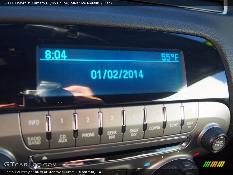 Silver Ice Metallic / Black 2011 Chevrolet Camaro LT/RS Coupe