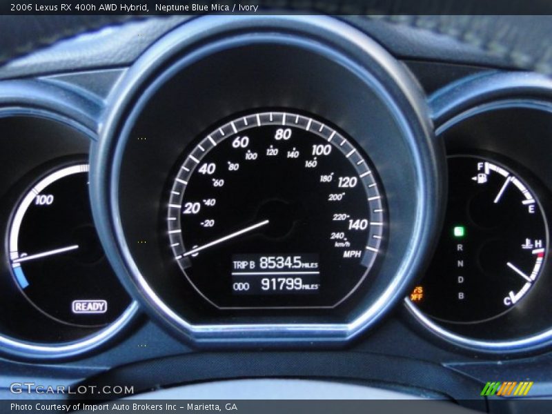 Neptune Blue Mica / Ivory 2006 Lexus RX 400h AWD Hybrid