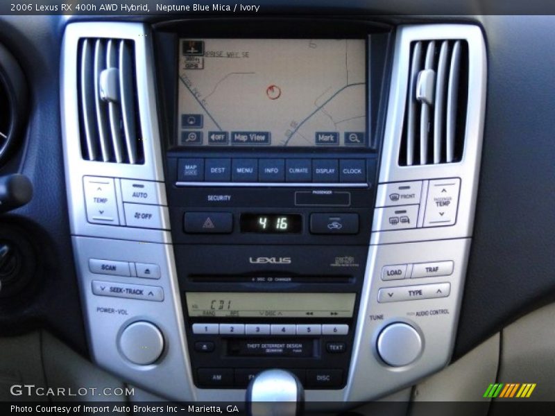 Neptune Blue Mica / Ivory 2006 Lexus RX 400h AWD Hybrid