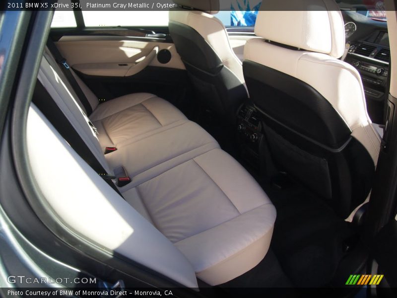 Platinum Gray Metallic / Oyster 2011 BMW X5 xDrive 35i