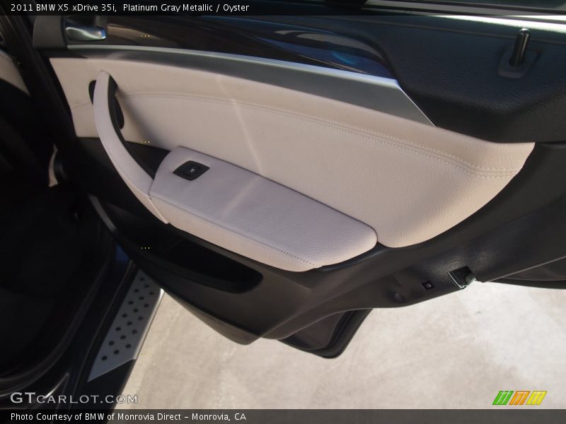 Platinum Gray Metallic / Oyster 2011 BMW X5 xDrive 35i
