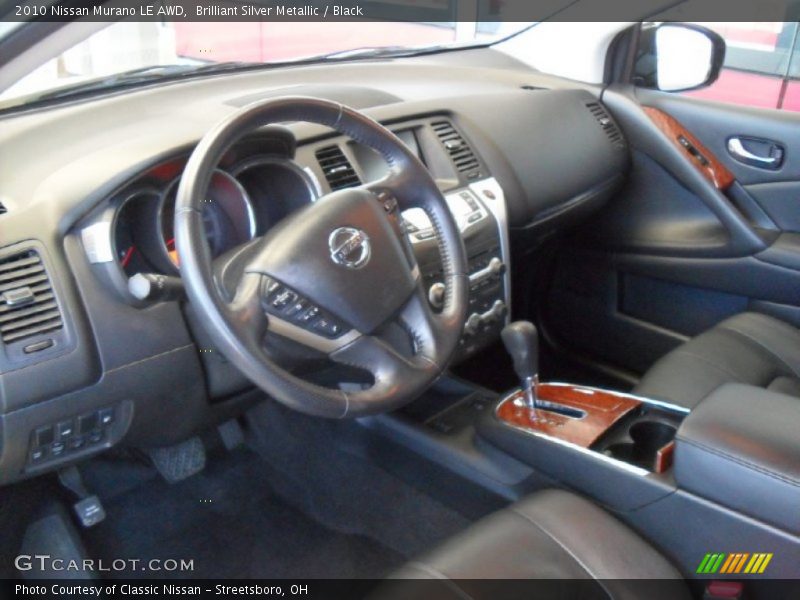 Black Interior - 2010 Murano LE AWD 