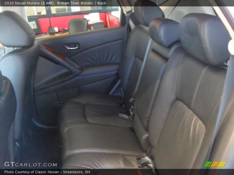 Brilliant Silver Metallic / Black 2010 Nissan Murano LE AWD