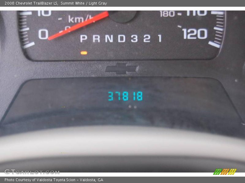 Summit White / Light Gray 2008 Chevrolet TrailBlazer LS
