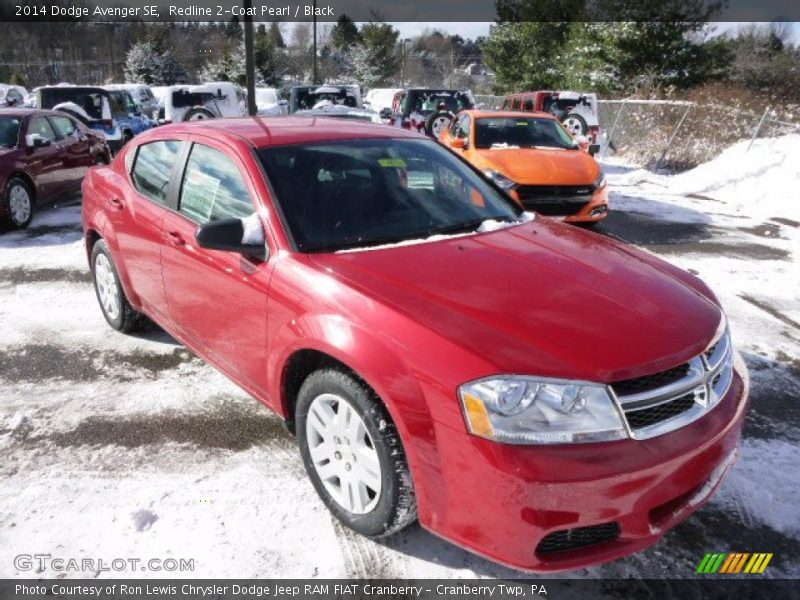 Redline 2-Coat Pearl / Black 2014 Dodge Avenger SE