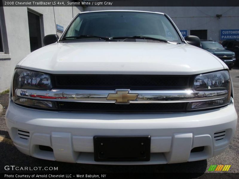 Summit White / Light Gray 2008 Chevrolet TrailBlazer LS 4x4