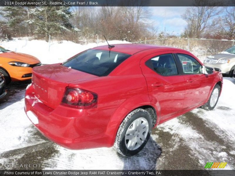 Redline 2-Coat Pearl / Black 2014 Dodge Avenger SE