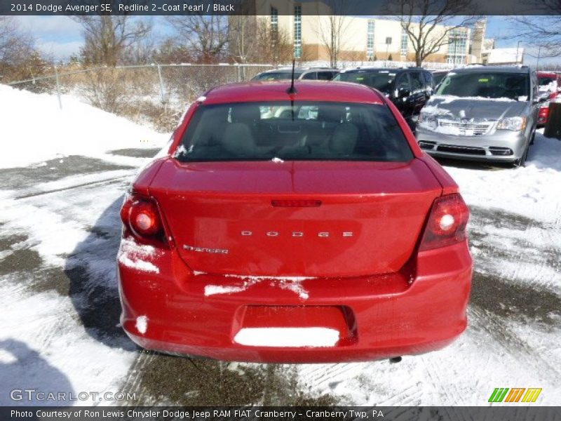 Redline 2-Coat Pearl / Black 2014 Dodge Avenger SE