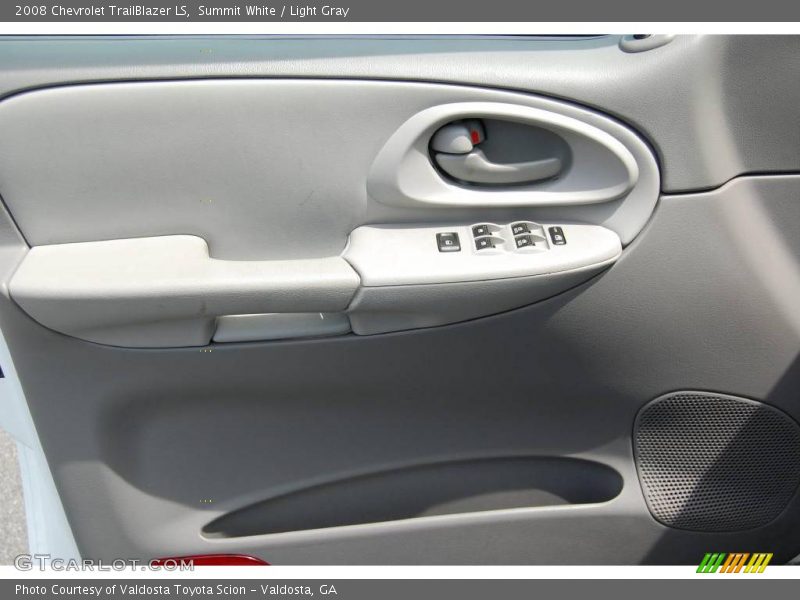 Summit White / Light Gray 2008 Chevrolet TrailBlazer LS
