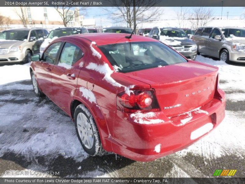 Redline 2-Coat Pearl / Black 2014 Dodge Avenger SE