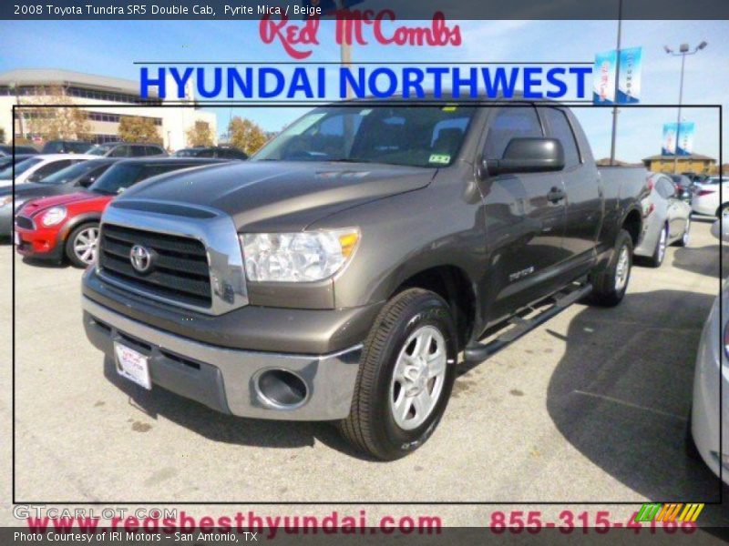 Pyrite Mica / Beige 2008 Toyota Tundra SR5 Double Cab