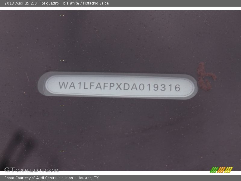 Ibis White / Pistachio Beige 2013 Audi Q5 2.0 TFSI quattro