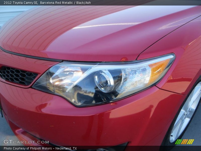 Barcelona Red Metallic / Black/Ash 2012 Toyota Camry SE