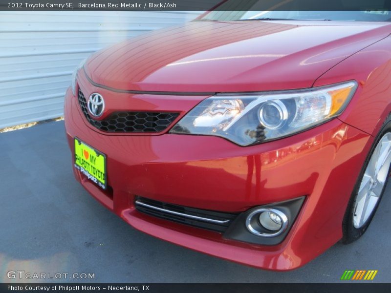 Barcelona Red Metallic / Black/Ash 2012 Toyota Camry SE