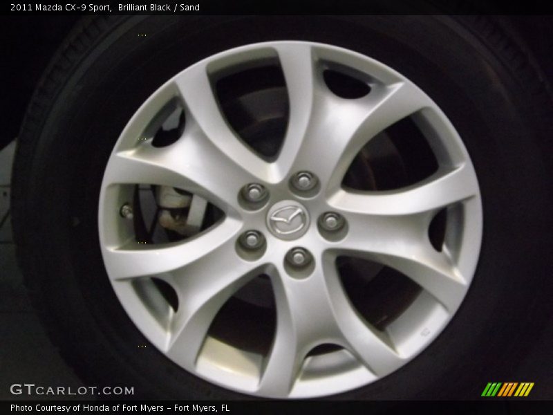 Brilliant Black / Sand 2011 Mazda CX-9 Sport