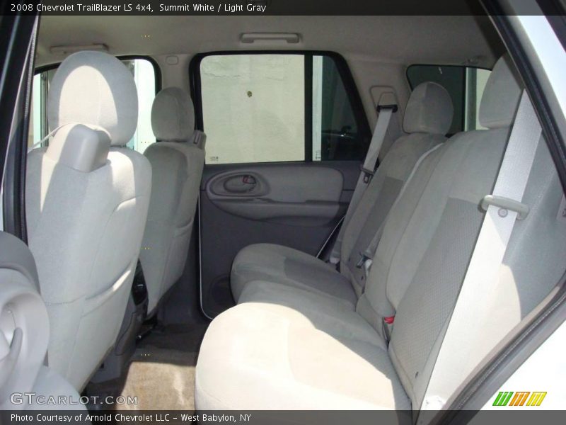 Summit White / Light Gray 2008 Chevrolet TrailBlazer LS 4x4