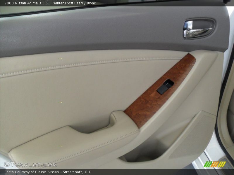 Winter Frost Pearl / Blond 2008 Nissan Altima 3.5 SE