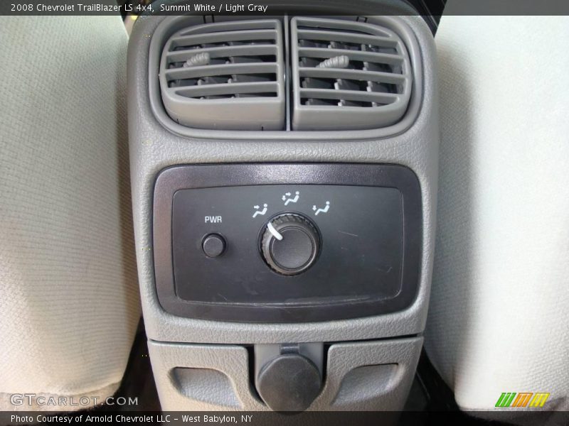 Summit White / Light Gray 2008 Chevrolet TrailBlazer LS 4x4