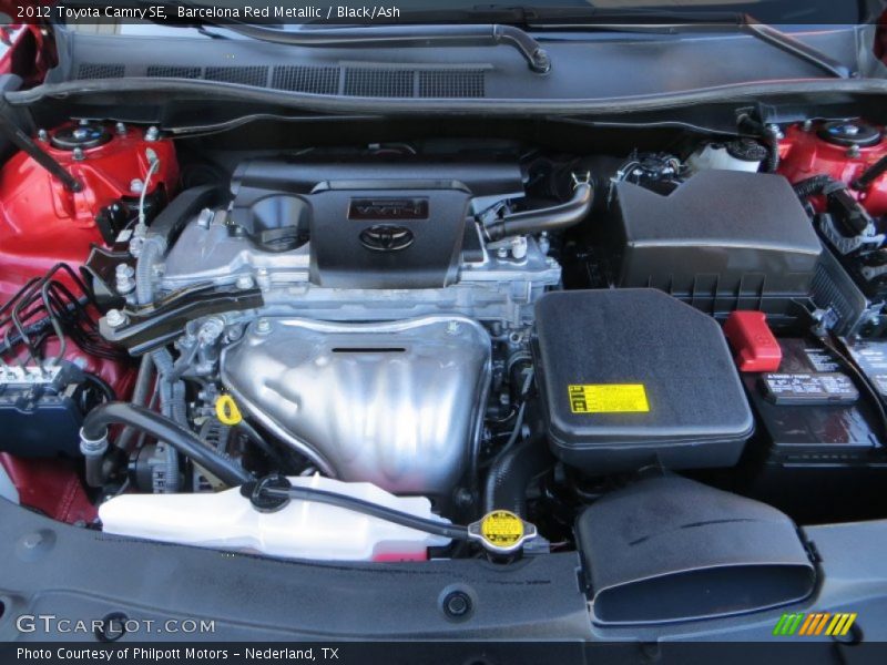 Barcelona Red Metallic / Black/Ash 2012 Toyota Camry SE