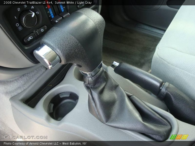 Summit White / Light Gray 2008 Chevrolet TrailBlazer LS 4x4