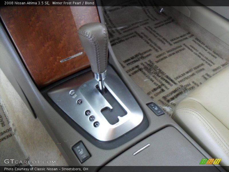 Winter Frost Pearl / Blond 2008 Nissan Altima 3.5 SE