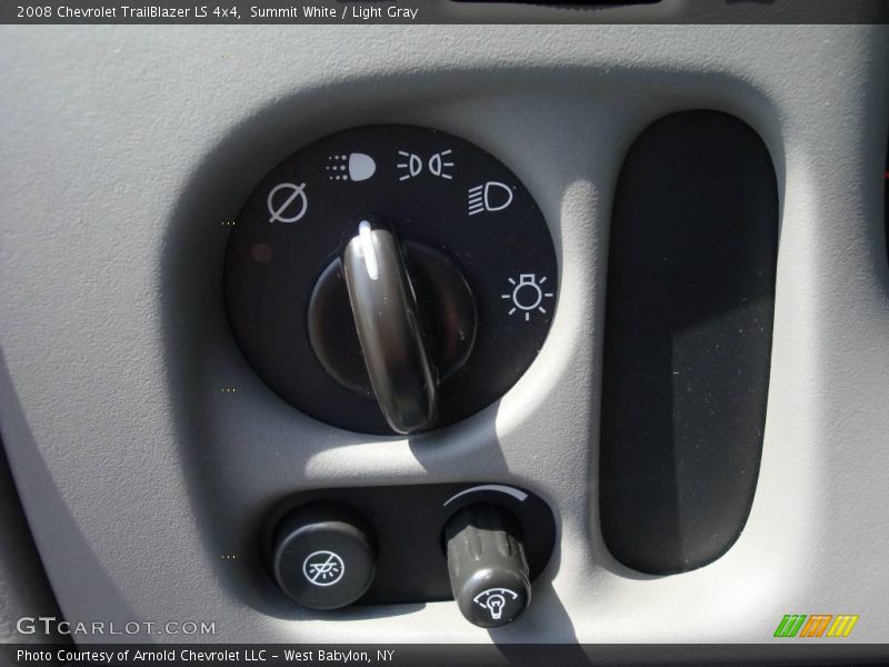 Summit White / Light Gray 2008 Chevrolet TrailBlazer LS 4x4