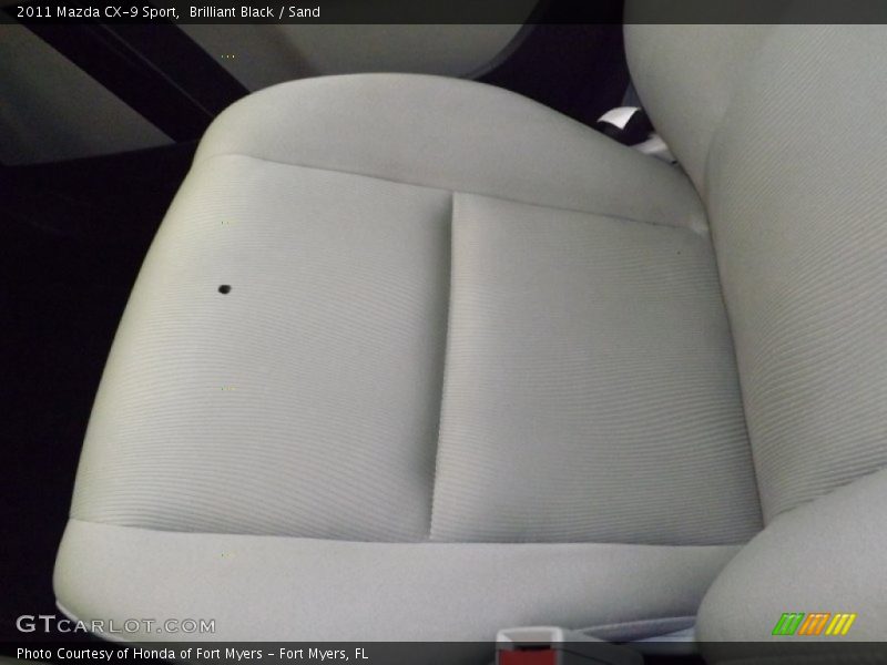 Brilliant Black / Sand 2011 Mazda CX-9 Sport