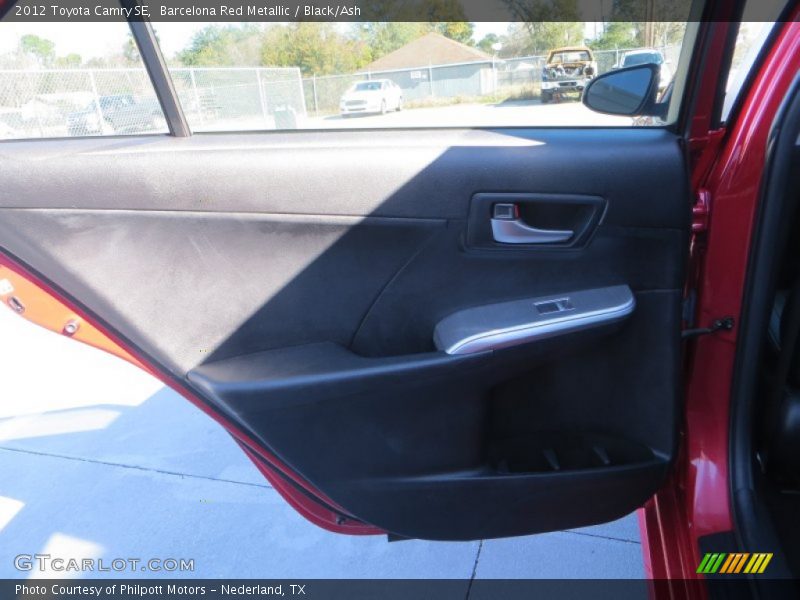 Barcelona Red Metallic / Black/Ash 2012 Toyota Camry SE