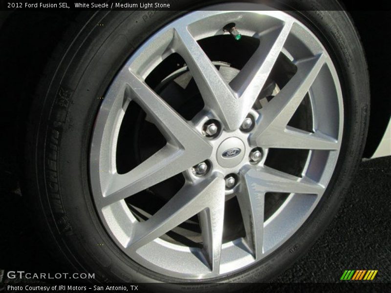 White Suede / Medium Light Stone 2012 Ford Fusion SEL