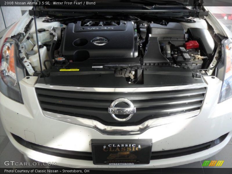 Winter Frost Pearl / Blond 2008 Nissan Altima 3.5 SE