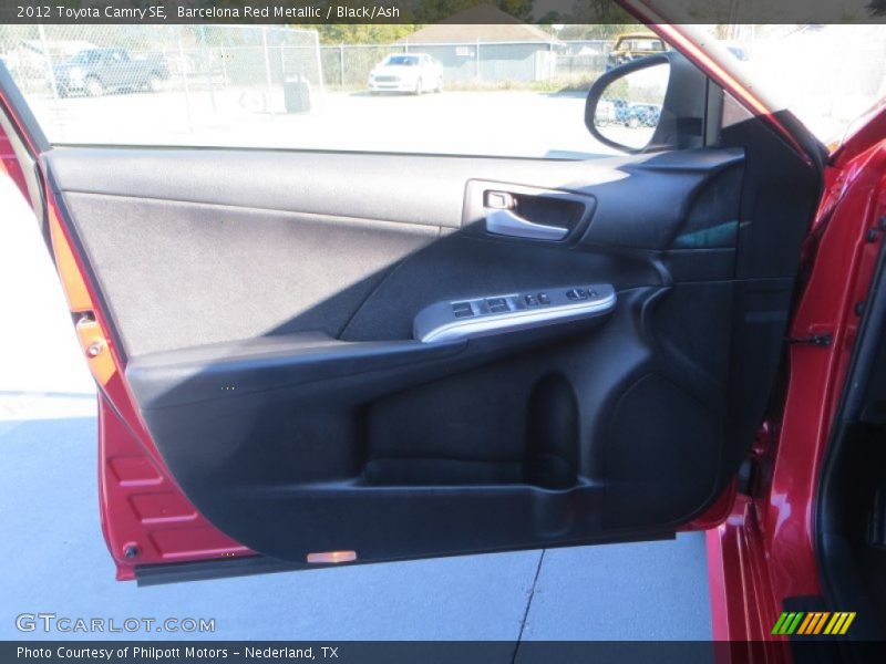Barcelona Red Metallic / Black/Ash 2012 Toyota Camry SE