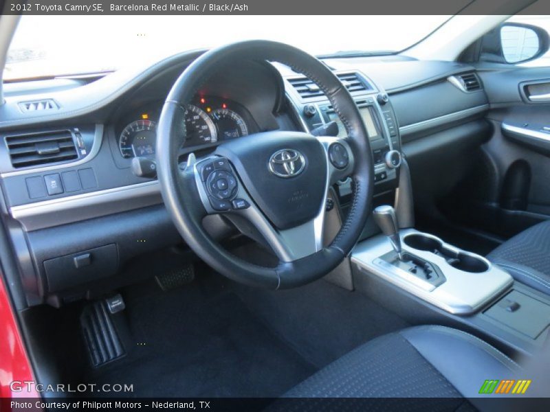 Barcelona Red Metallic / Black/Ash 2012 Toyota Camry SE