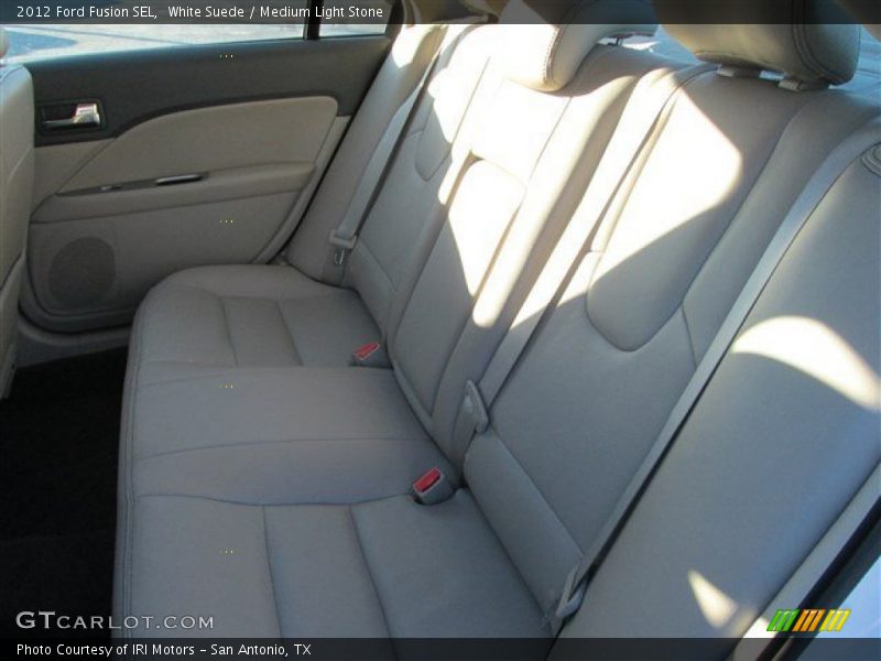 White Suede / Medium Light Stone 2012 Ford Fusion SEL