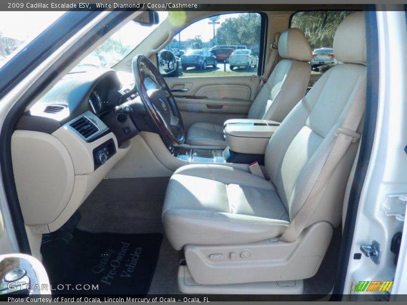 Front Seat of 2009 Escalade ESV