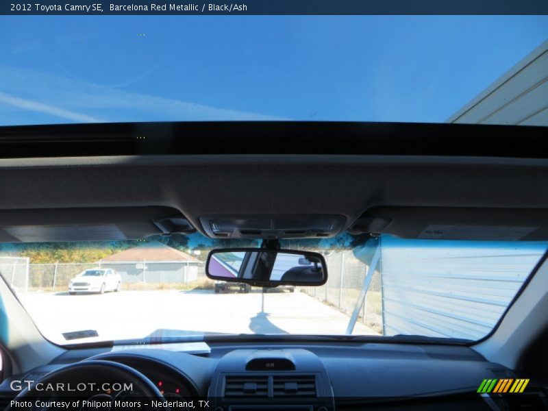 Barcelona Red Metallic / Black/Ash 2012 Toyota Camry SE