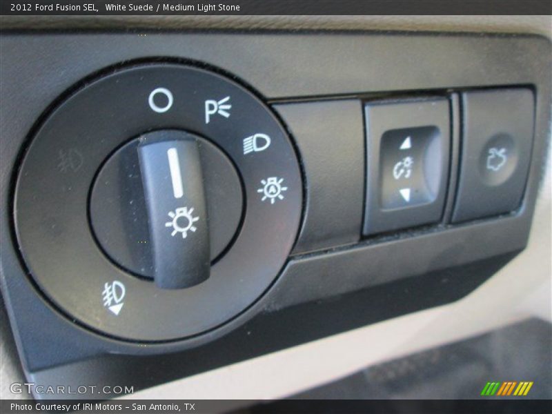 White Suede / Medium Light Stone 2012 Ford Fusion SEL