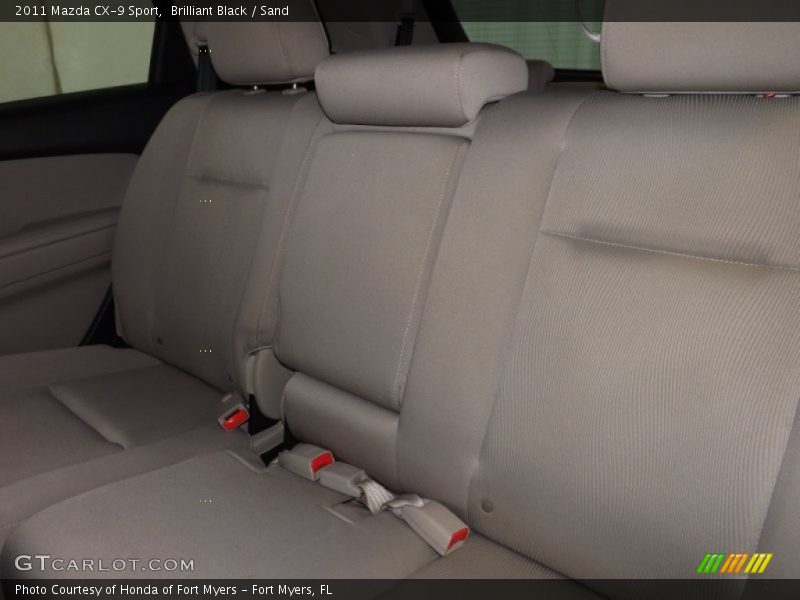 Brilliant Black / Sand 2011 Mazda CX-9 Sport
