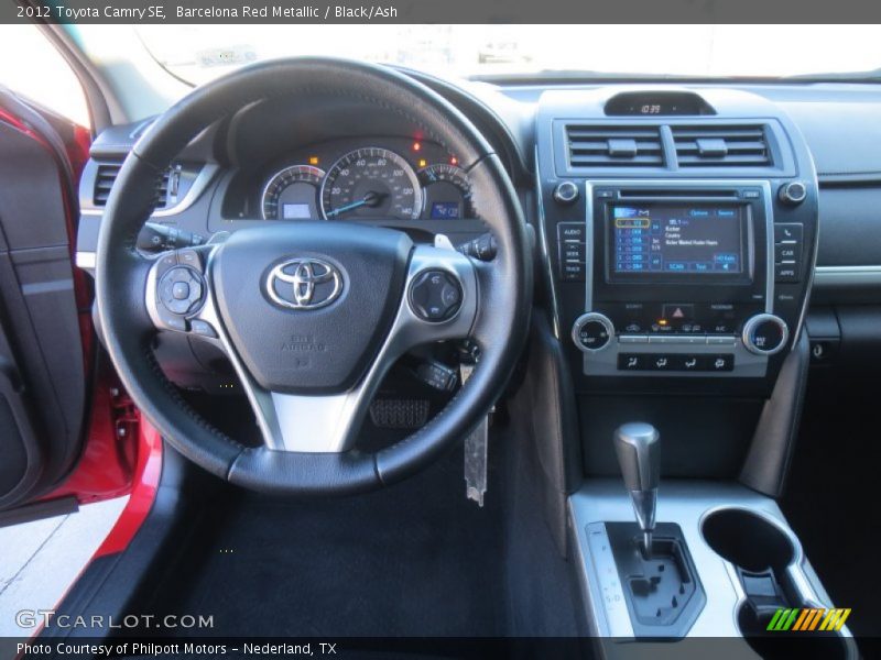 Barcelona Red Metallic / Black/Ash 2012 Toyota Camry SE