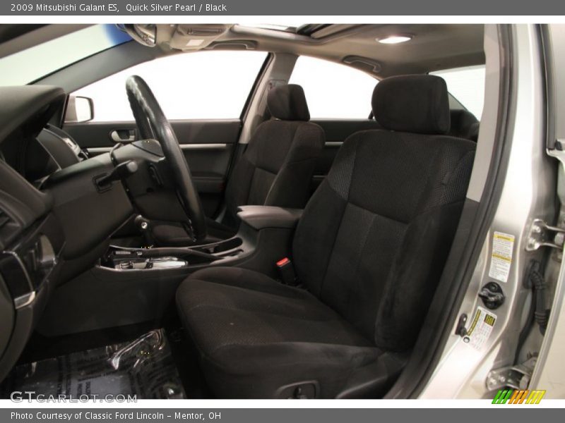 Front Seat of 2009 Galant ES