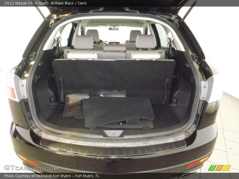 Brilliant Black / Sand 2011 Mazda CX-9 Sport