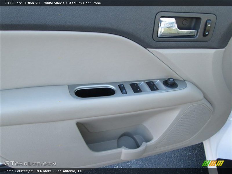 White Suede / Medium Light Stone 2012 Ford Fusion SEL