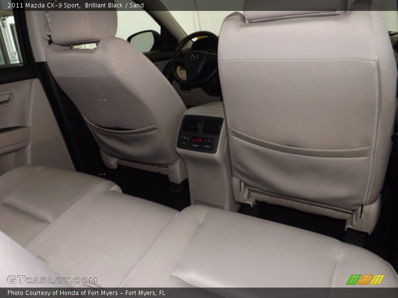 Brilliant Black / Sand 2011 Mazda CX-9 Sport