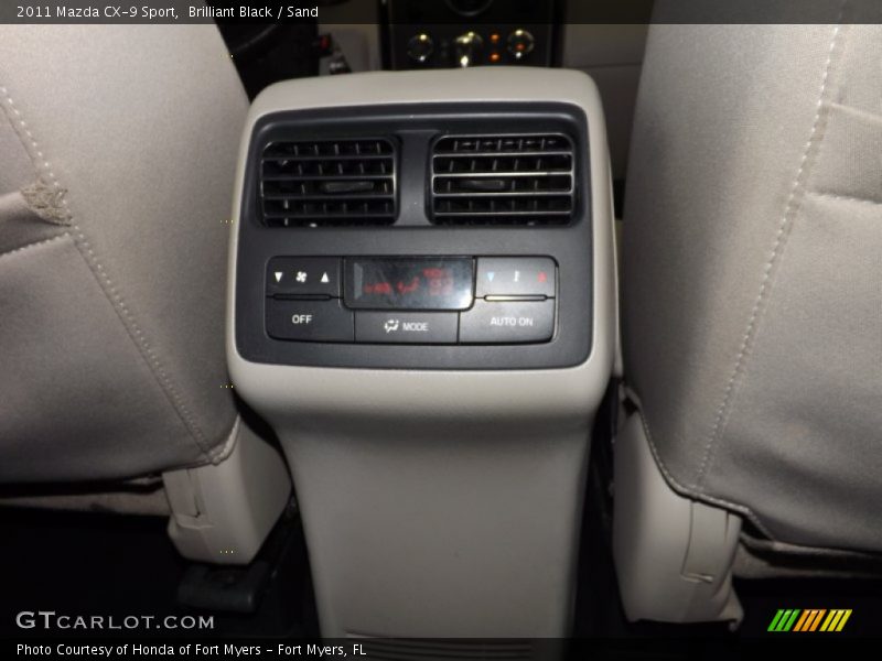 Brilliant Black / Sand 2011 Mazda CX-9 Sport